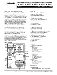 Datasheet HC55142IB manufacturer Intersil