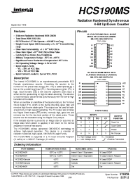 Datasheet HCS190D manufacturer Intersil