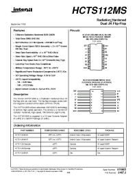 Datasheet HCTS112HMSR manufacturer Intersil