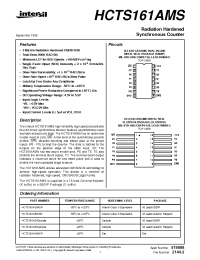 Datasheet HCTS161AD manufacturer Intersil