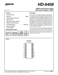 Datasheet HD1-6408-9 manufacturer Intersil