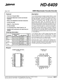 Datasheet HD4-6409-9 manufacturer Intersil