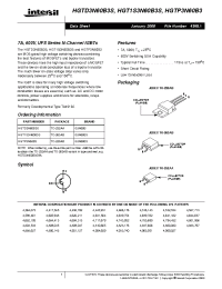 Datasheet HGTD3N60B3S производства Intersil