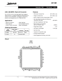 Datasheet HI1166-EV производства Intersil