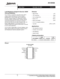 Datasheet HI-1818A производства Intersil