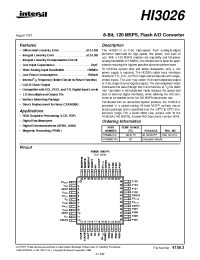Datasheet HI3026EVAL производства Intersil