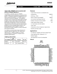 Datasheet HI5630EVAL manufacturer Intersil
