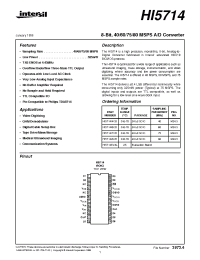 Datasheet HI5714EVAL производства Intersil