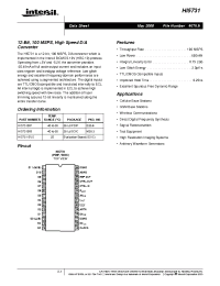 Datasheet HI5731-EVS производства Intersil