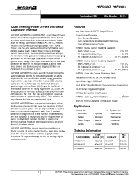 Datasheet HIP0080 manufacturer Intersil