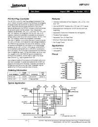 Datasheet HIP1011CB-T manufacturer Intersil