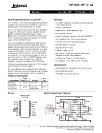 Datasheet HIP1012A manufacturer Intersil