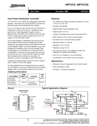 Datasheet HIP1012EVAL1 manufacturer Intersil