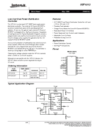 Datasheet HIP1013EVAL2 manufacturer Intersil