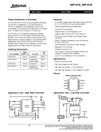 Datasheet HIP1015ACB-T manufacturer Intersil