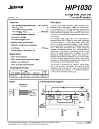 Datasheet HIP1030AS manufacturer Intersil