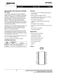 Datasheet HIP4080AIBT manufacturer Intersil