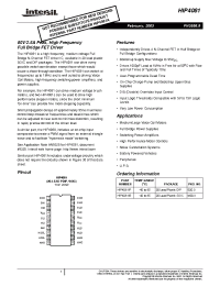 Datasheet HIP4081AIBT manufacturer Intersil