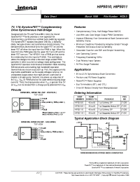 Datasheet HIP5010IS manufacturer Intersil