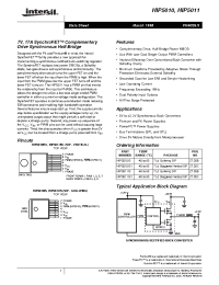 Datasheet HIP5011EVAL manufacturer Intersil