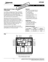 Datasheet HIP5060DW manufacturer Intersil