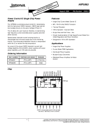 Datasheet HIP5063DW manufacturer Intersil