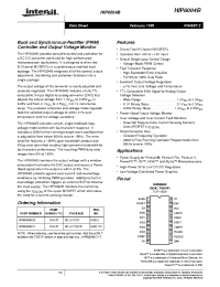 Datasheet HIP6004BCB manufacturer Intersil