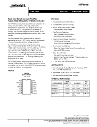 Datasheet HIP6006CV manufacturer Intersil