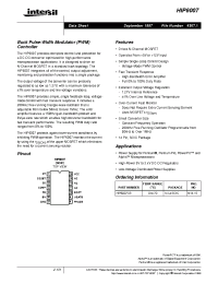 Datasheet HIP6007 manufacturer Intersil