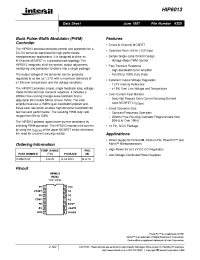 Datasheet HIP6013 manufacturer Intersil