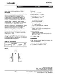 Datasheet HIP6013CB-T manufacturer Intersil