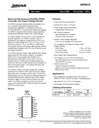 Datasheet HIP6014 manufacturer Intersil