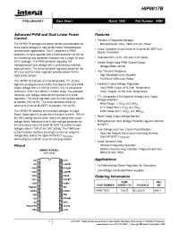 Datasheet HIP6017B manufacturer Intersil