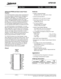 Datasheet HIP6018B manufacturer Intersil