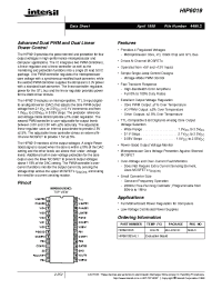 Datasheet HIP6019 manufacturer Intersil