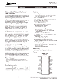 Datasheet HIP6020ACB-T manufacturer Intersil