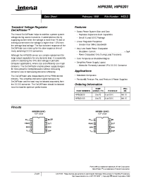 Datasheet HIP6201CB manufacturer Intersil