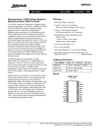 Datasheet HIP6301CB-T manufacturer Intersil