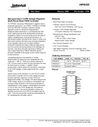 Datasheet HIP6302CB manufacturer Intersil