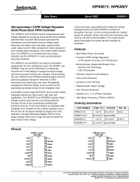 Datasheet HIP6302V manufacturer Intersil