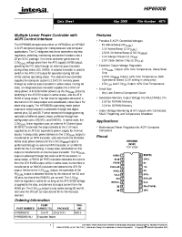 Datasheet HIP6500B manufacturer Intersil