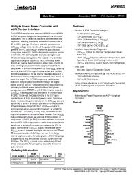 Datasheet HIP6500CB manufacturer Intersil