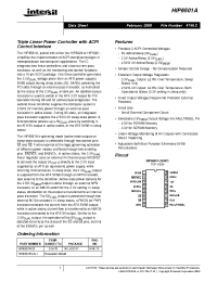 Datasheet HIP6501ACB-T manufacturer Intersil