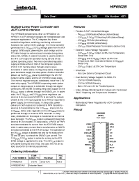 Datasheet HIP6502BCB-T manufacturer Intersil