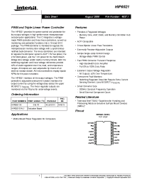 Datasheet HIP6521 manufacturer Intersil