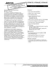 Datasheet HIP6601BECB manufacturer Intersil