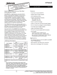 Datasheet HIP6602BCB manufacturer Intersil