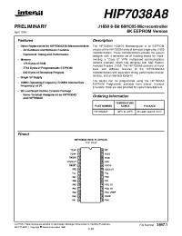 Datasheet HIP7038A8F manufacturer Intersil