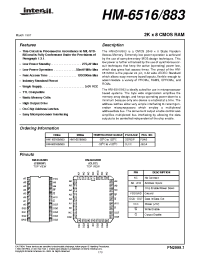 Datasheet HM-6516883 manufacturer Intersil