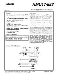 Datasheet HMU17883 manufacturer Intersil